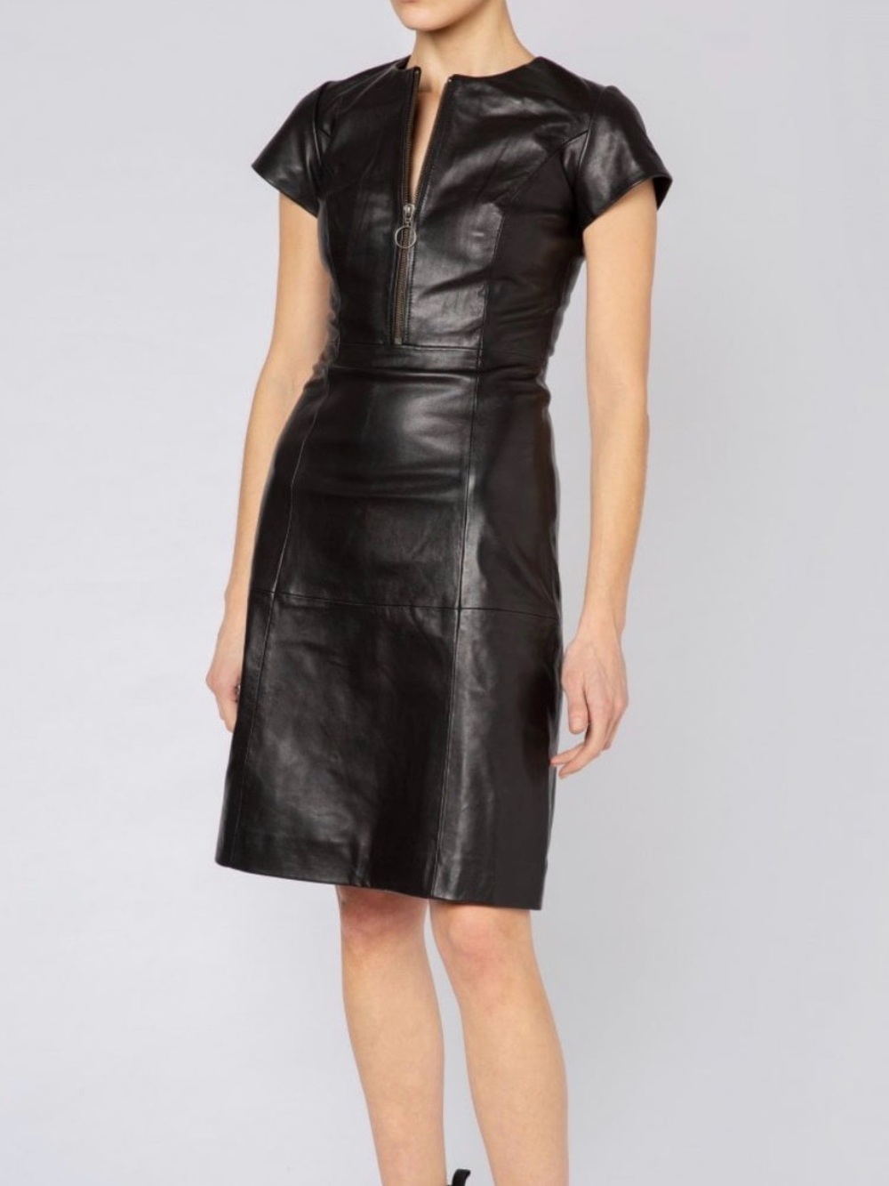 Muubaa leather dress NWT